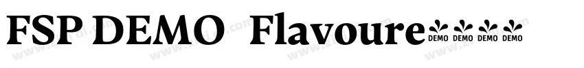 FSP DEMO   Flavoure字体转换